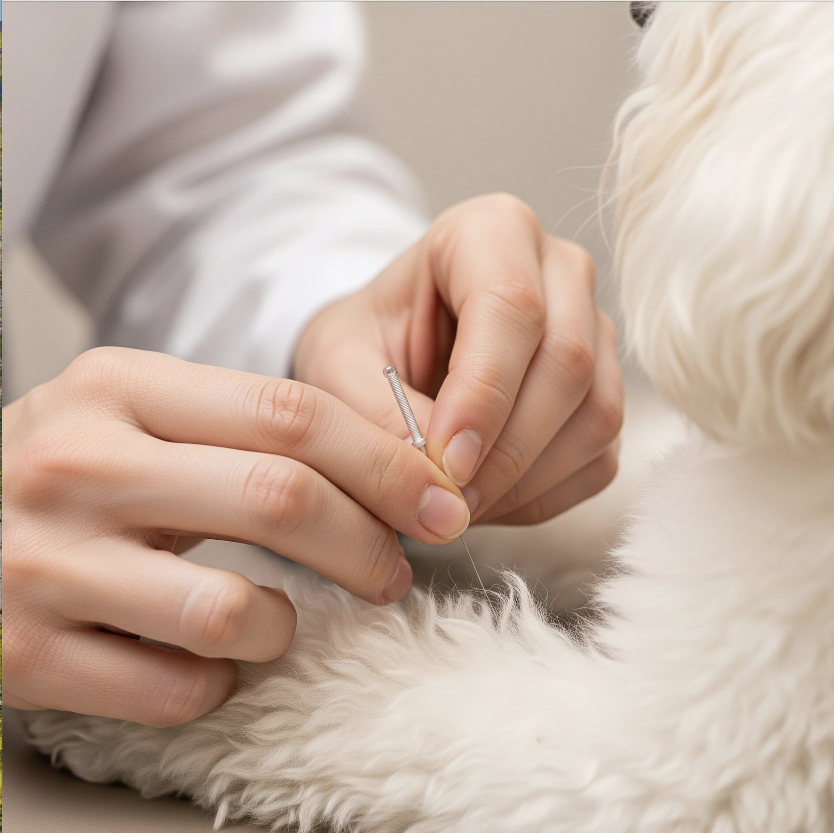 Akupunktur Behandlung beim Hund